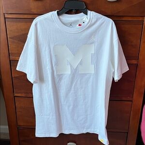 Men's Jordan Brand 2-Hit Statement Max90 University of Michigan T-Shirt - L